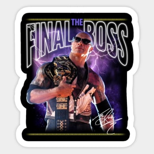 The Final Boss Signature Sticker